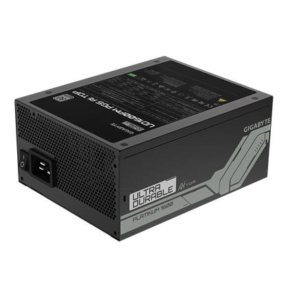 Gigabyte UD1600PM PG5 AI TOP 80 PLUS Platinum Fully Modular PCIe 5.1 12VHPWR 12V-2x6 ATX 3.1 PSU, 1600w
