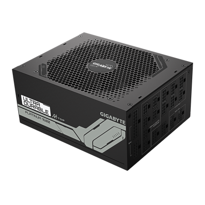 Gigabyte UD1600PM PG5 AI TOP 80 PLUS Platinum Fully Modular PCIe 5.1 12VHPWR 12V-2x6 ATX 3.1 PSU, 1600w