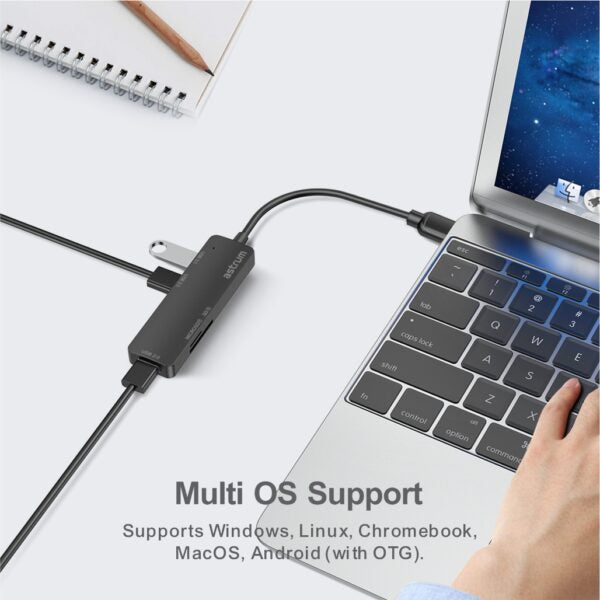 UH020 USB 3.0 and Card Reader Multi-Port Hub