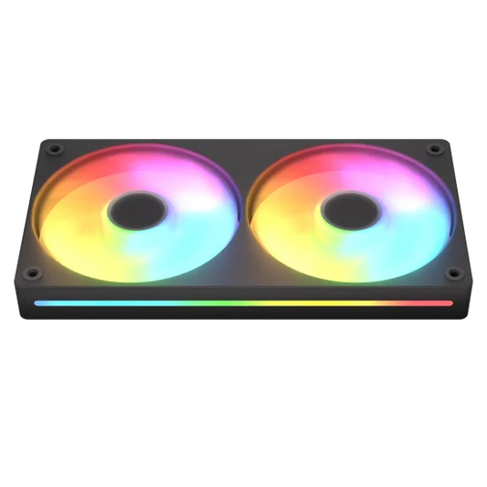 Cougar Unity 240 FB ARGB 240mm Fan Set (120mm x2) - Black