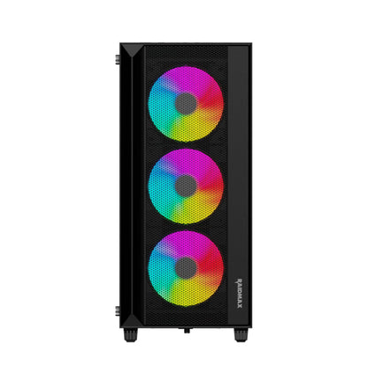 Raidmax V1000TBS ATX | Micro-ATX | Mini-ITX ARGB Mid-Tower Gaming Chassis – Black