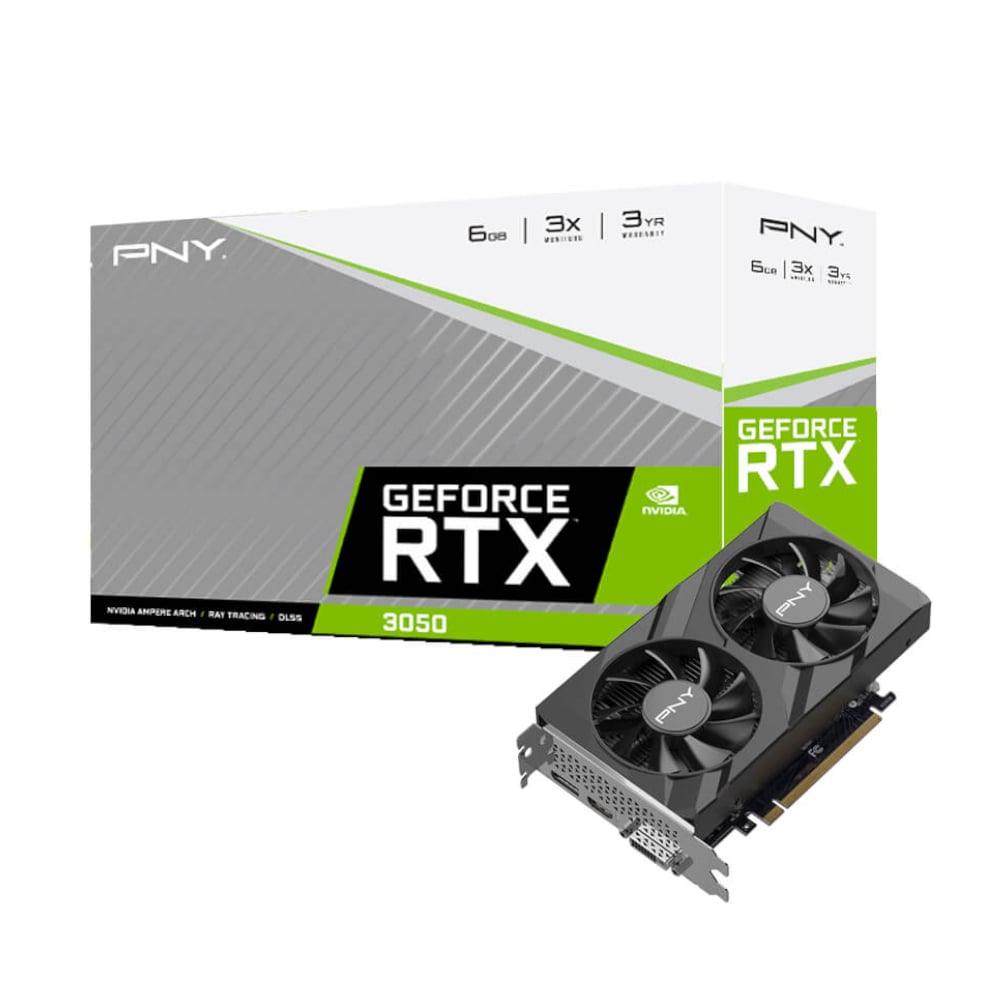 PNY GeForce RTX 3050 Verto Dual Fan 6GB GDDR6