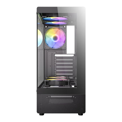 Antec VCX200 RGB Elite ATX Mid-Tower Gaming Chassis – Black