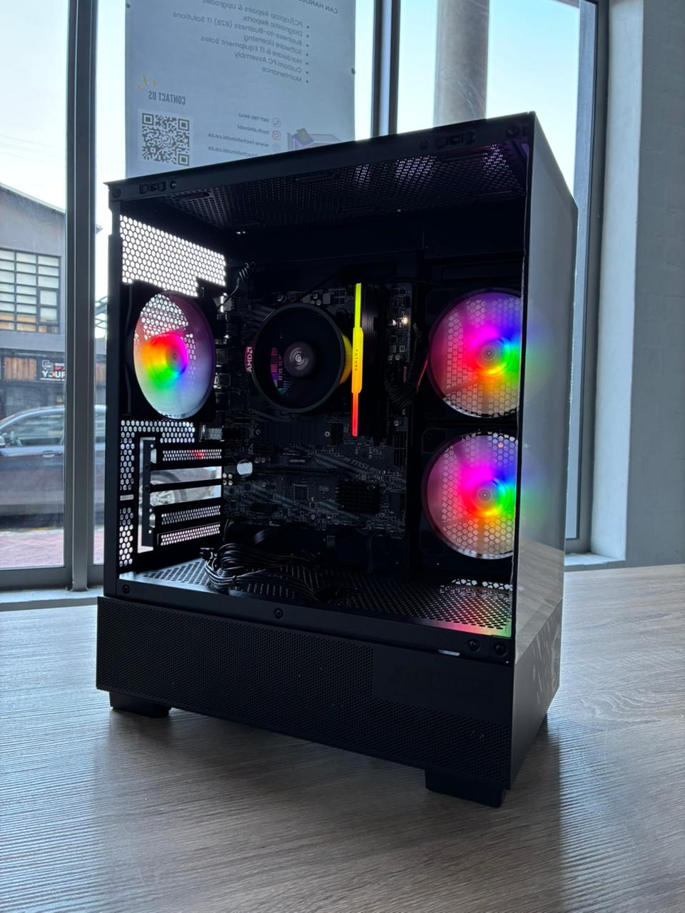 Ryzen 5 5500 / MSI A520M / 16GB 3600MHz RGB / MSI PAG PANO M110A Gaming Chassis / MSI MAG 550W 80 PLUS Bronze / 500GB M.2 / Just Add GPU
