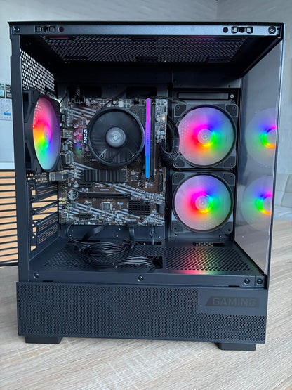Ryzen 5 5500 / MSI A520M / 16GB 3600MHz RGB / MSI PAG PANO M110A Gaming Chassis / MSI MAG 550W 80 PLUS Bronze / 500GB M.2 / Just Add GPU