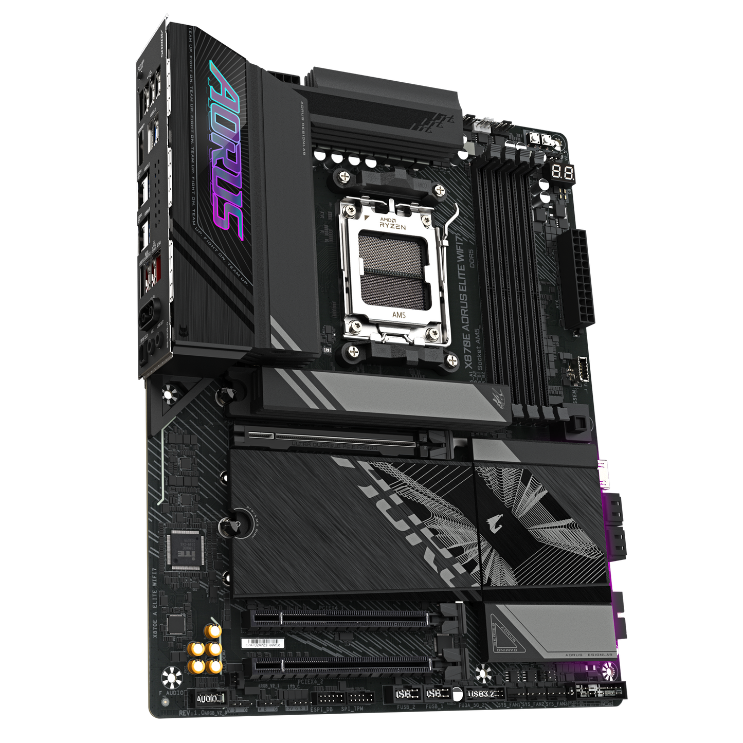 Gigabyte X870E AORUS ELITE WIFI7 AMD X870E Ryzen Socket AM5 ATX Desktop Motherboard