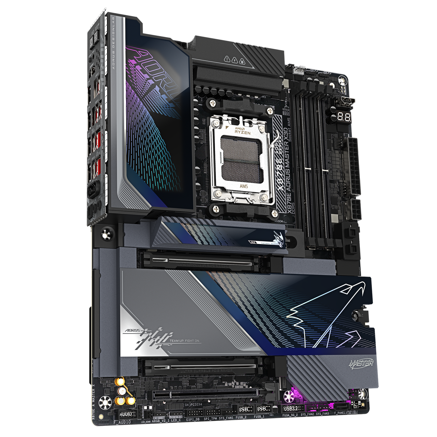 Gigabyte X870E AORUS MASTER X3D WIFI7 AMD X870E Ryzen Socket AM5 ATX Desktop Motherboard