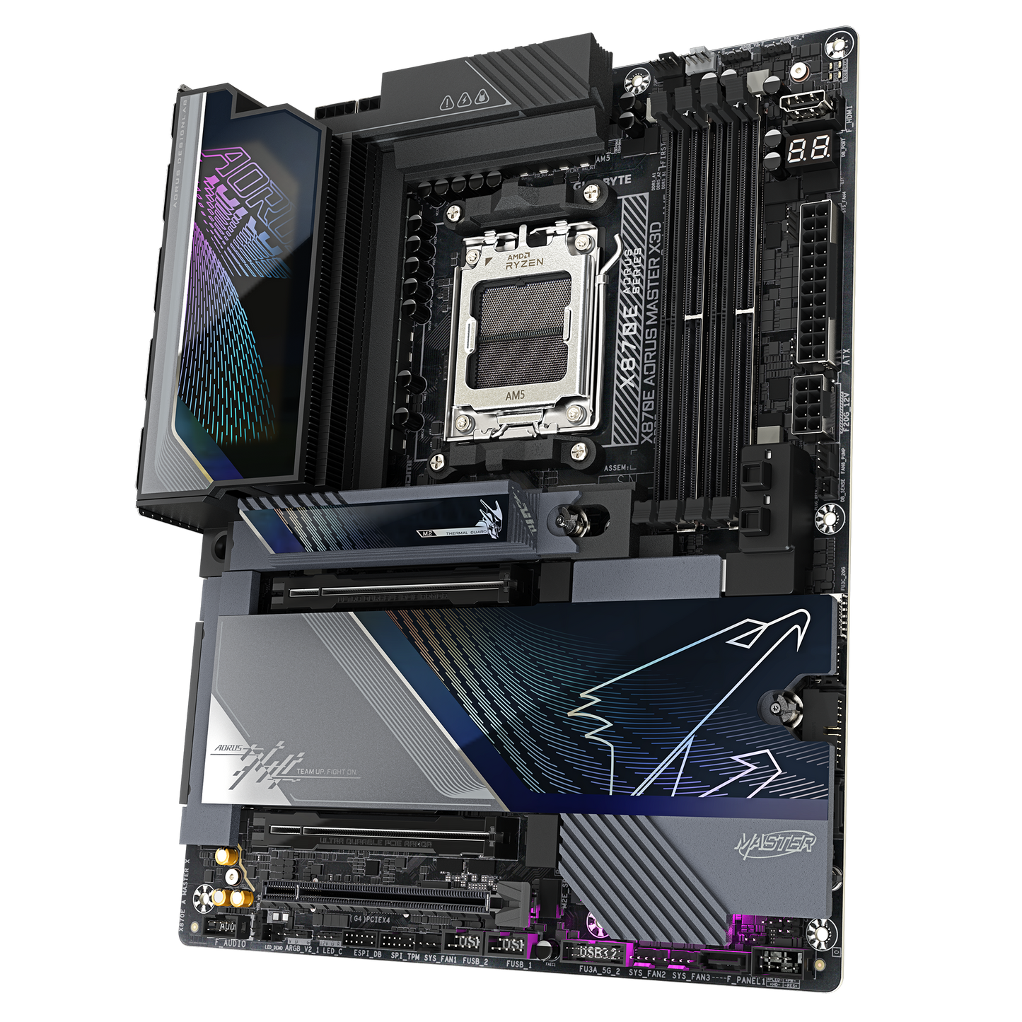 Gigabyte X870E AORUS MASTER X3D WIFI7 AMD X870E Ryzen Socket AM5 ATX Desktop Motherboard