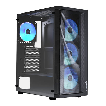 Raidmax X922 ATX|Micro-ATX|Mini-ITX ARGB Gaming Chassis – Black