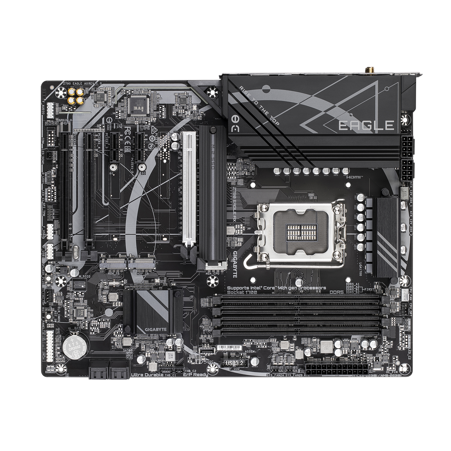 Gigabyte GA-Z790-EAGLE-AX Z790 EAGLE AX Intel Z790 Raptor Lake LGA 1700 ATX DDR5 Desktop Motherboard