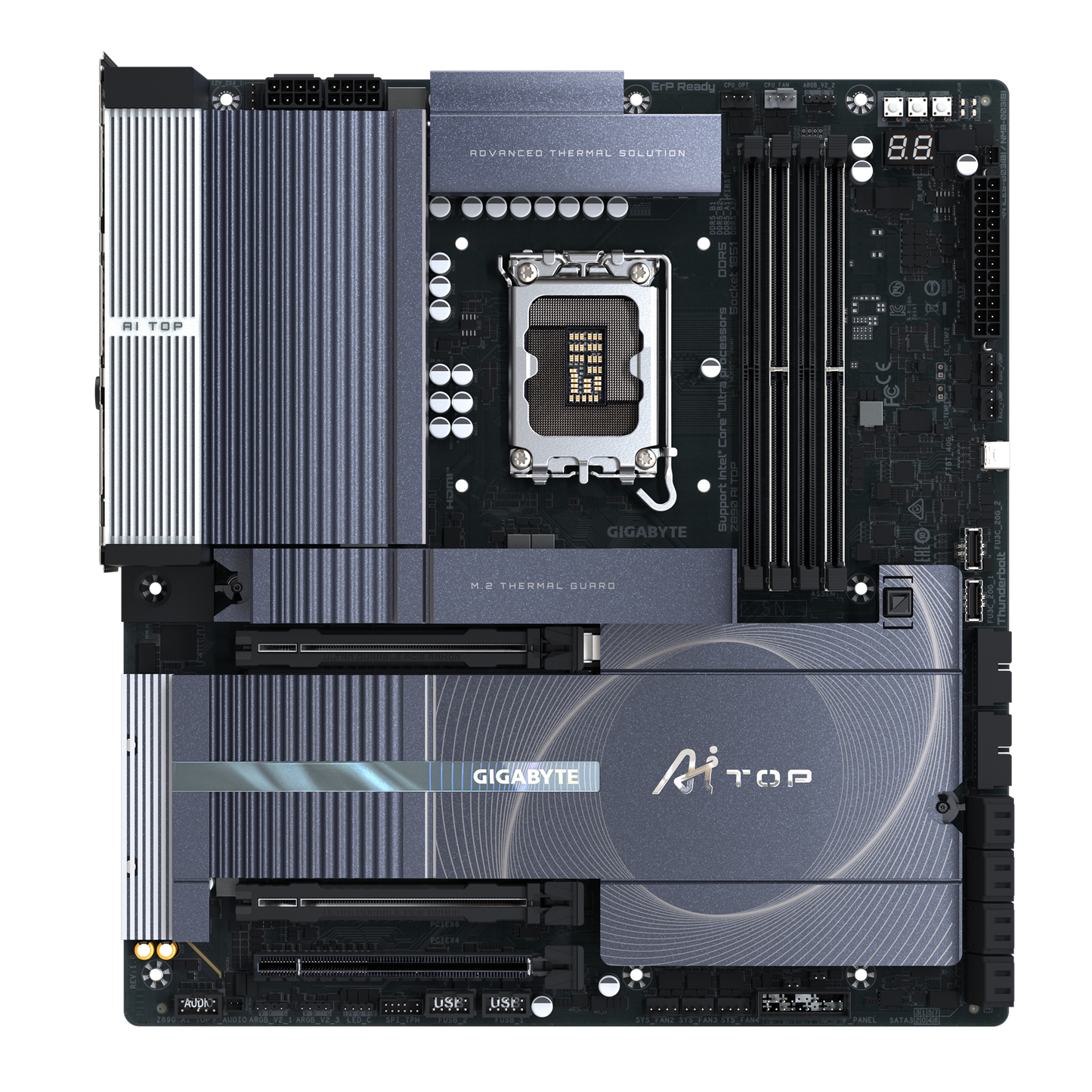 Gigabyte GA-Z890-AI-TOP Z890 AI TOP Intel Z890 Arrow Lake LGA1851 E-ATX Desktop Motherboard