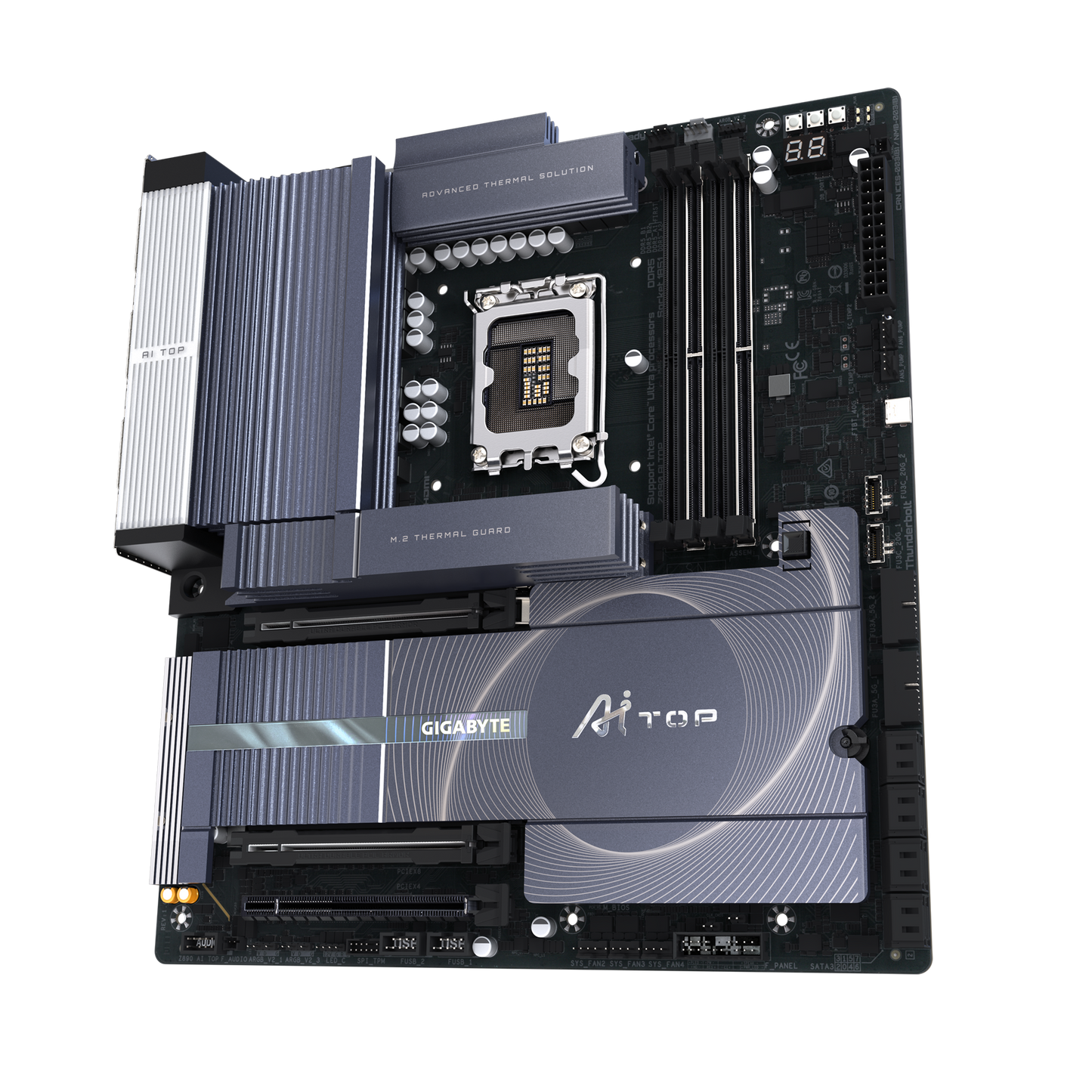 Gigabyte GA-Z890-AI-TOP Z890 AI TOP Intel Z890 Arrow Lake LGA1851 E-ATX Desktop Motherboard
