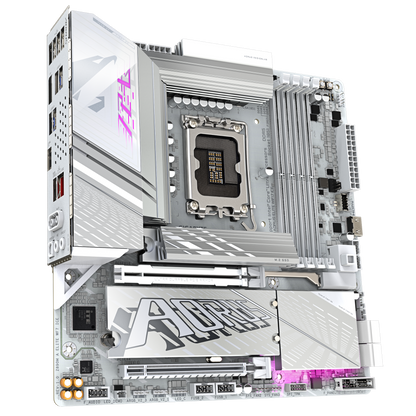 Gigabyte Z890M AORUS ELITE WIFI7 ICE Intel Z890 LGA 1851 Arrow Lake Micro-ATX Desktop Motherboard