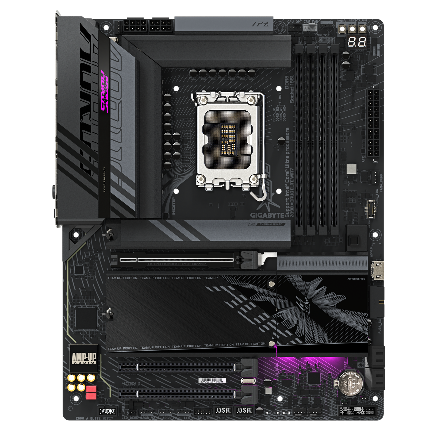 Gigabyte GA-Z890-AORUS ELITE-WIFI7 Z890 AORUS ELITE WIFI7 Intel Z890 Arrow Lake LGA1851 ATX Desktop Motherboard