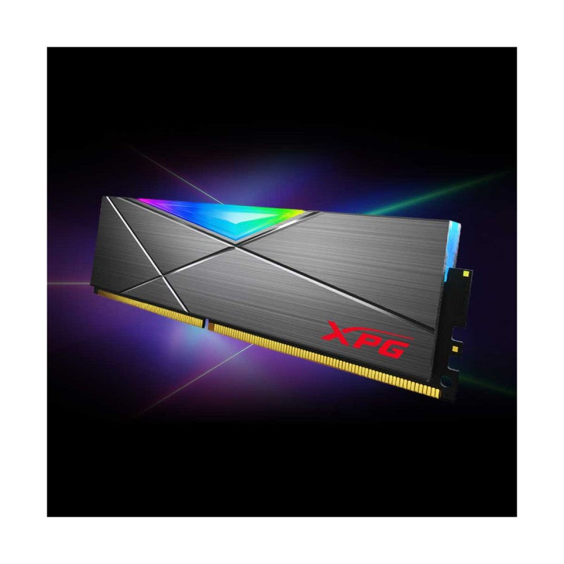 Adata XPG Spectrix D50 RGB 8GB (1x8GB) DDR4-3200Mhz CL16 1.35V Tungsten Grey Desktop Memory