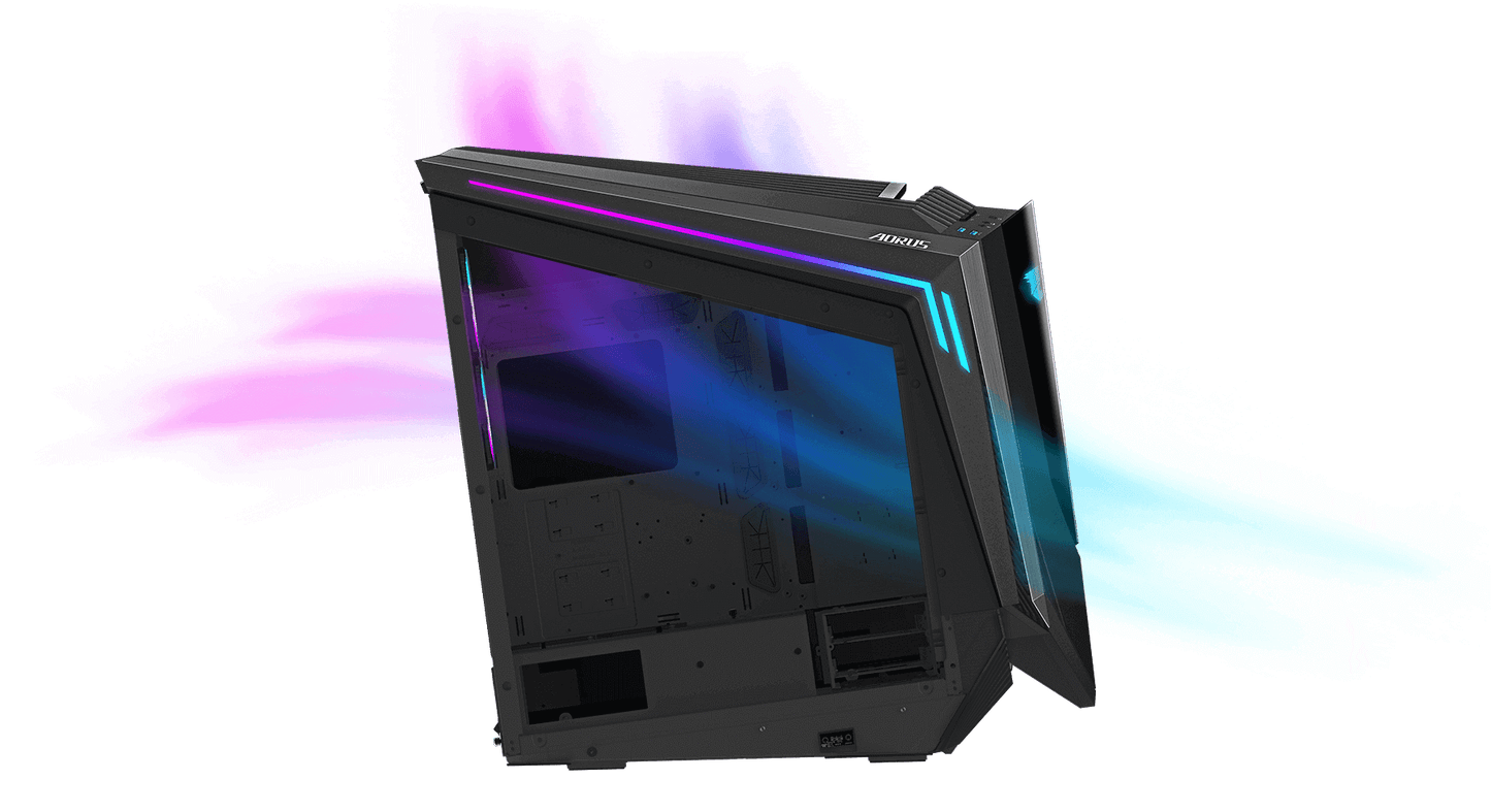 Gigabyte GB-AC700G Aorus C700 Glass Black Full Tower Desktop Chassis