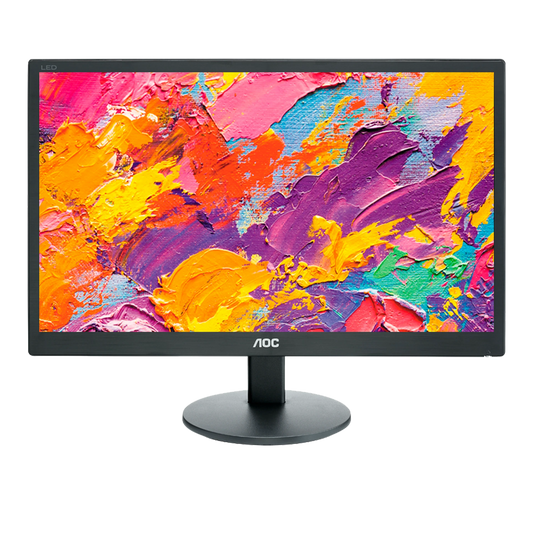 AOC 18.5" WXGA (1366x768) TN 60Hz 5ms Black Desktop Monitor