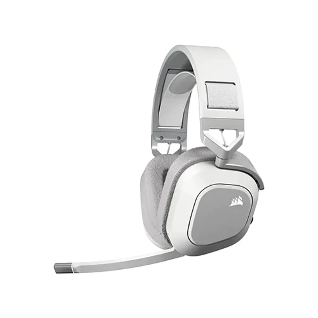 Corsair HS80 RGB Wireless Spatial Audio Premium White Gaming Headset