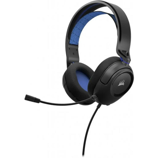 Corsair V2 Wired Multi-Platform Carbon Black & Blue Gaming Headset