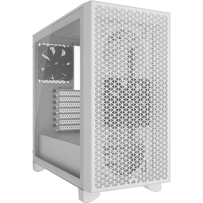 Corsair 3000D AIRFLOW Clear Tempered Glass White Steel ATX Mid Tower Desktop Chassis