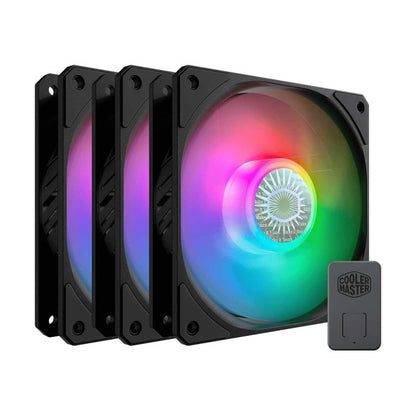 Cooler Master SickleFlow 120 ARGB 120mm PWM Case Fan - 3 Pack