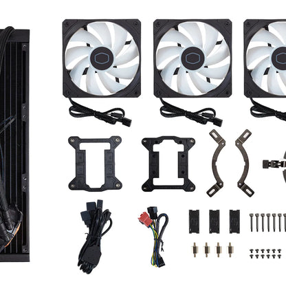 Cooler Master ML MasterLiquid 360L Core ARGB AIO 360mm Black Liquid CPU Cooler