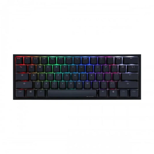 Ducky One 2 Pro Mini 60% Cherry MX Brown Tactile Mechanical Wired Black Gaming Keyboard