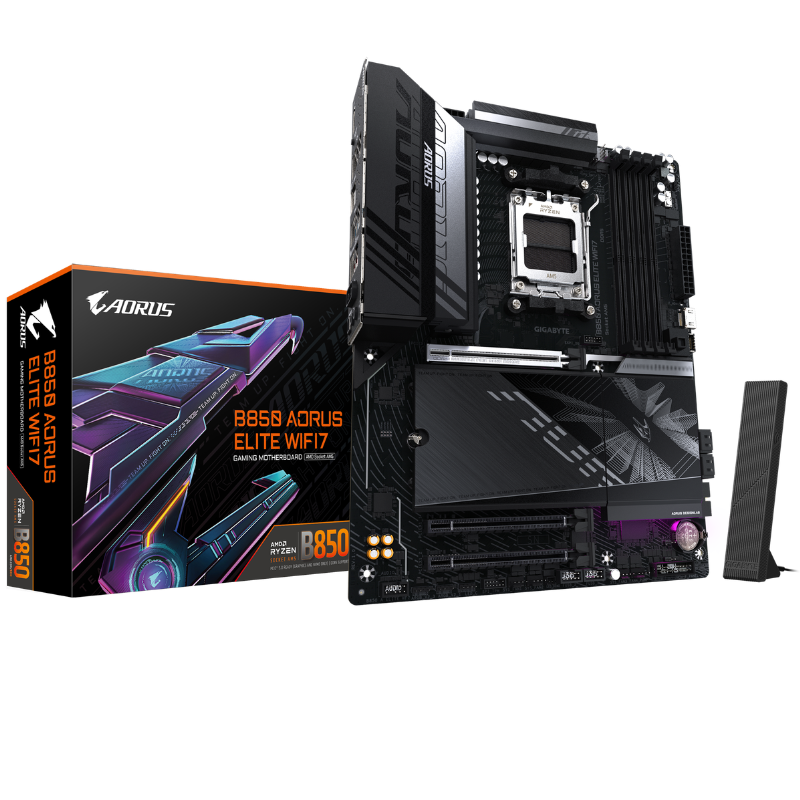 Gigabyte B850 AORUS ELITE WIFI7 AMD B850 Ryzen Socket AM5 ATX Desktop Motherboard