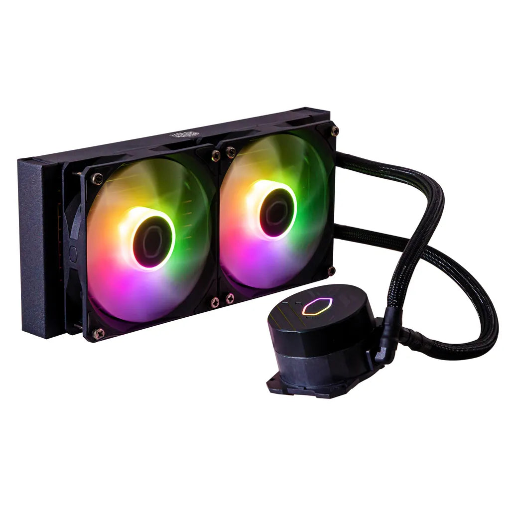 Cooler Master MasterLiquid 240L Core ARGB AIO 240mm Black Liquid CPU Cooler