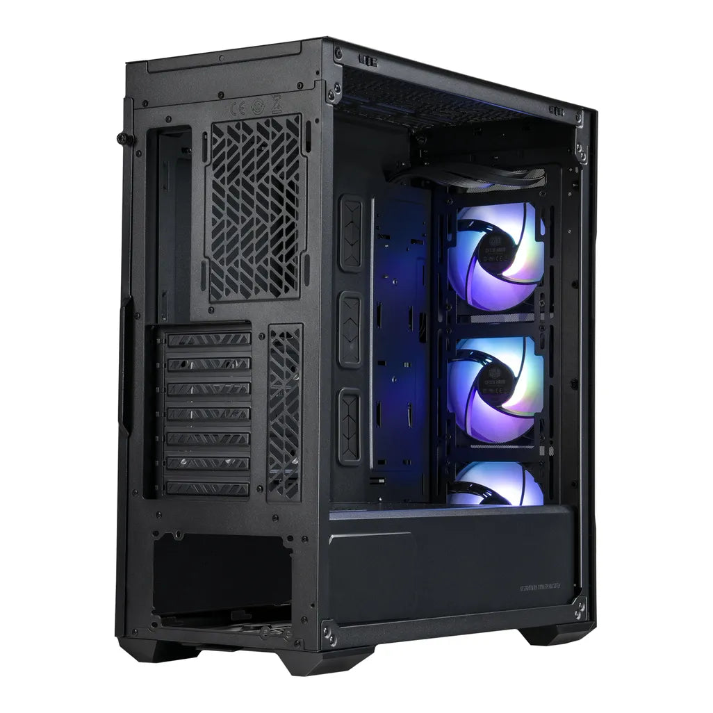 Cooler Master MasterBox TD500 V2 Clear Tempered Glass ARGB Black ATX Mid-Tower Chassis