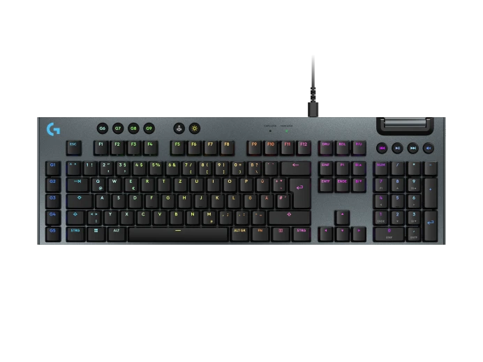 Logitech G915 X LIGHTSPEED TKL Low-Profile GL Tactile Mechanical Wireless Black Tenkeyless Gaming Keyboard