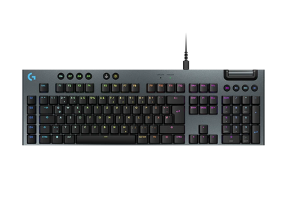 Logitech G915 X LIGHTSPEED TKL Low-Profile GL Tactile Mechanical Wireless Black Tenkeyless Gaming Keyboard