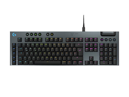 Logitech G915 X Low-Profile GL Tactile Mechanical Wired Black Gaming Keyboard