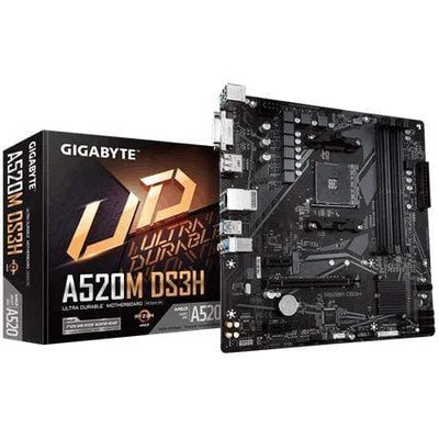 Gigabyte A520M DS3H AC AMD A520 Socket AM4 Micro-ATX Desktop Motherboard