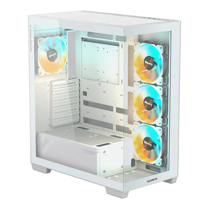 Gigabyte C500 Panoramic Stealth Ice Midi Tower PC Case White