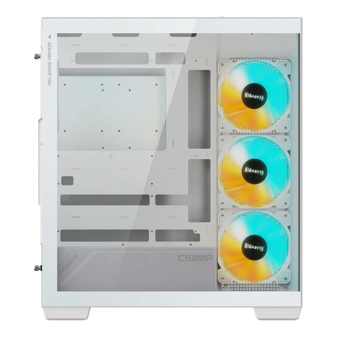 Gigabyte C500 Panoramic Stealth Ice Midi Tower PC Case White