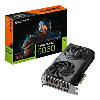 Gigabyte GeForce RTX 5060 WINDFORCE OC 8GB GDDR7 128-bit PCIe 5.0 Desktop Graphics Card