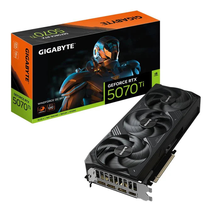 Gigabyte GeForce RTX 5070 Ti WINDFORCE OC SFF 16GB GDDR7 256-bit PCIe 5.0 Desktop Graphics Card