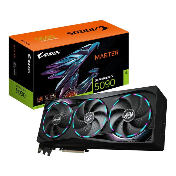 Gigabyte GeForce RTX 5090 AORUS MASTER 32GB GDDR7 512-bit PCIe 5.0 Desktop Graphics Card