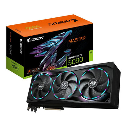 Gigabyte GeForce RTX 5090 AORUS MASTER 32GB GDDR7 512-bit PCIe 5.0 Desktop Graphics Card