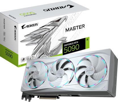 Gigabyte GeForce RTX 5090 AORUS MASTER ICE 32GB GDDR7 512-bit PCIe 5.0 Desktop Graphics Card