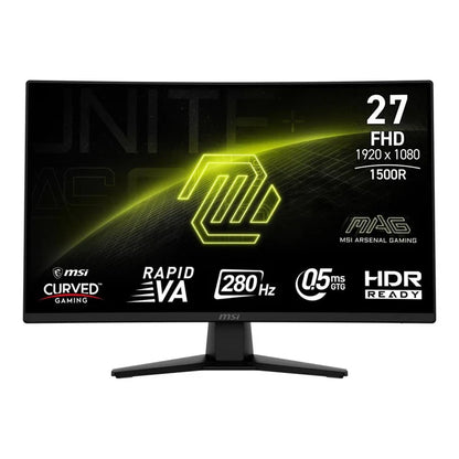 MSI MAG 274CXF 27" Full HD (1920x1080) 280Hz 0.5ms Rapid VA AMD FreeSync Premium Curved Gaming Desktop Monitor