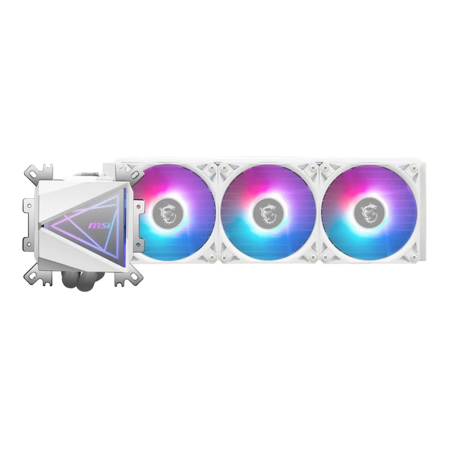 MSI MAG CORELIQUID I360 WHITE 360mm ARGB All-In-One White Liquid CPU Cooler