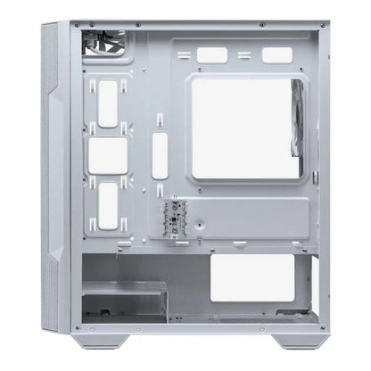 MSI MAG Forge M100R White ARGB Tempered Glass Steel Micro-ATX Mid-Tower PC Case White