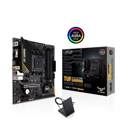 ASUS TUF GAMING A520M-PLUS AM4 Socket A520 Micro-ATX Desktop Motherboard