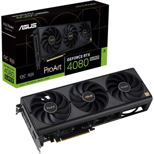 ASUS GeForce RTX 4080 SUPER ProArt OC Edition 16GB GDDR6X 256-bit PCIe 4.0 Desktop Graphics Card