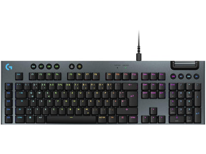 Logitech G915 X Low-Profile GL Tactile Mechanical Wired Black Gaming Keyboard