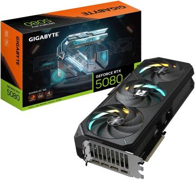 Gigabyte GeForce RTX 5080 GAMING OC 16G 16GB GDDR7 256-bit PCIe 5.0 Desktop Graphics Card