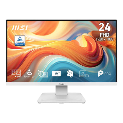 MSI PRO MP241W E14V 23.8" Full HD (1920x1080) 1ms MPRT 144Hz VA Anti-Glare FreeSync White Desktop Monitor