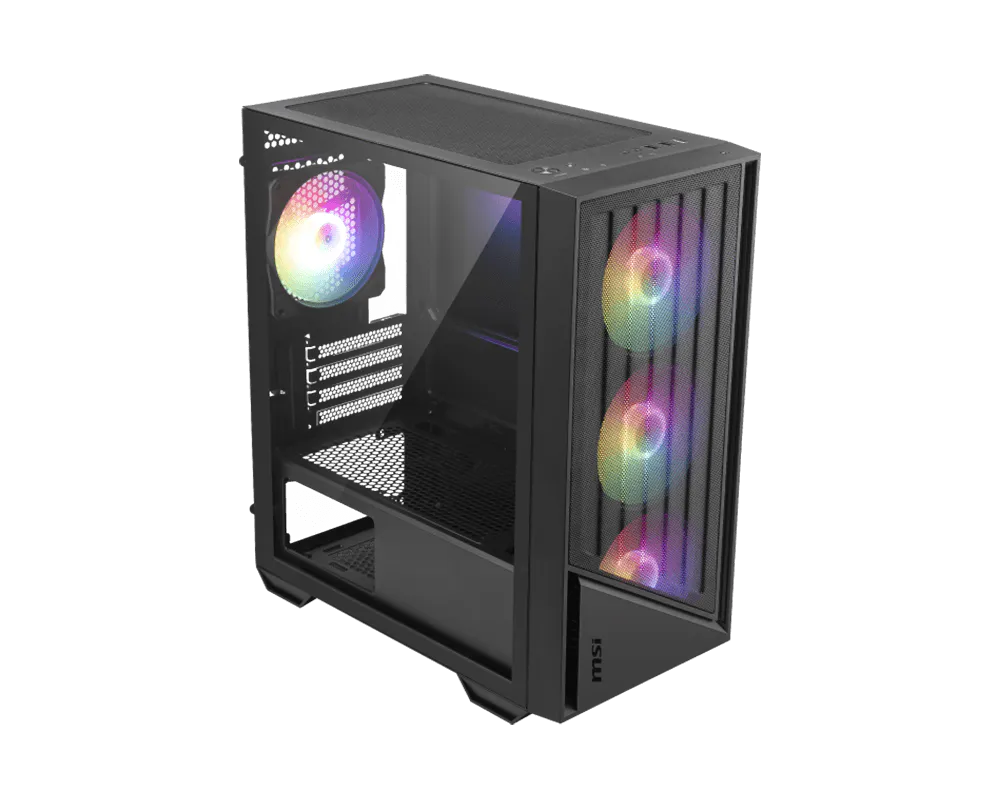 MSI Pro Forge M051A Mid Tower ATX Black Gaming PC Case
